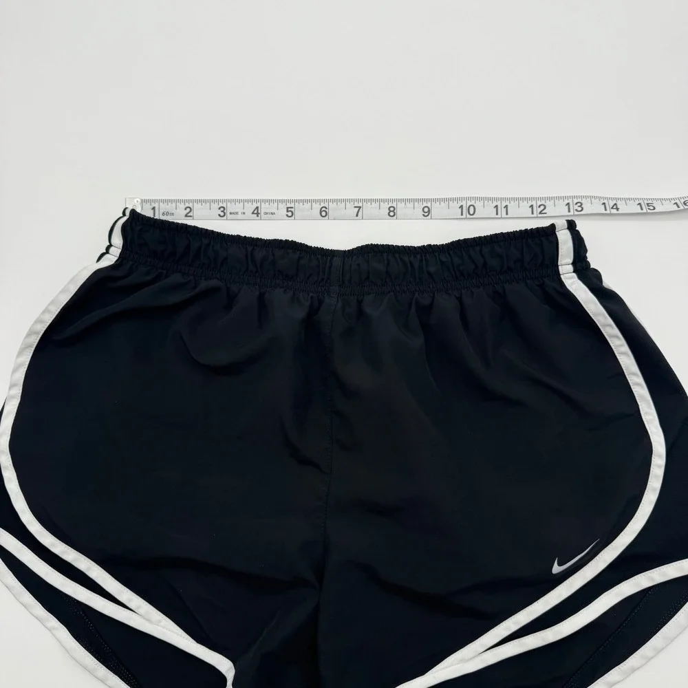 Nike M Dri-FIT Tempo Running Shorts Black White‎ Womens Medium